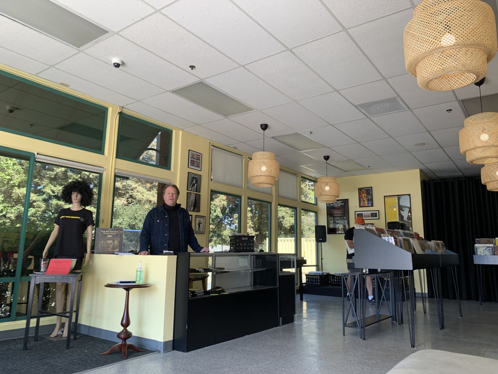 Inside Right On !!! Records, 2375 California Blvd. in Napa